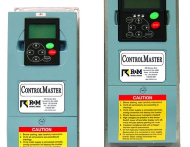 Close-up of ControlMaster inverters for crane optimization