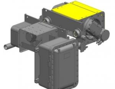 Overhead crane in a manufacturing facility