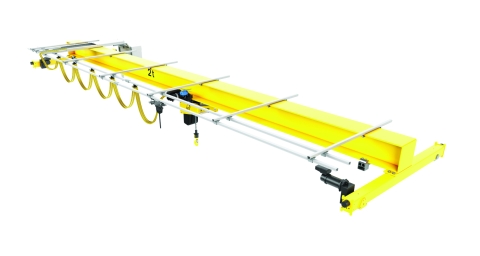 QL small brochure showcasing yellow festoon system